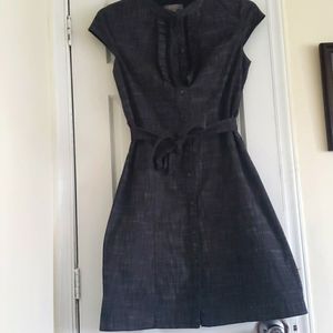 Black and gray dress